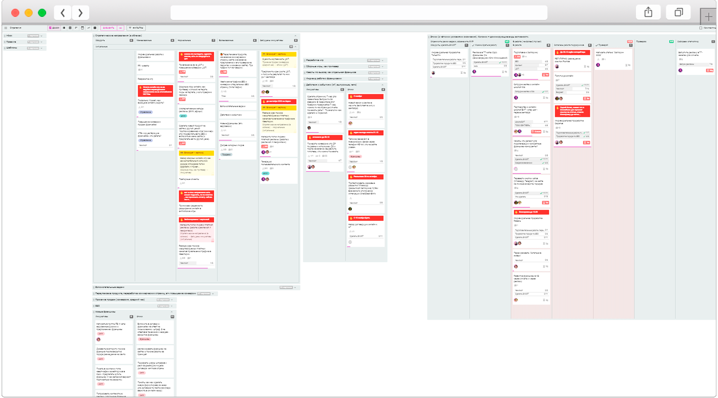 Questoria, кейс Кайтен, Kaiten, канбан, таск-трекер, Agile, kanban, управление франшизой