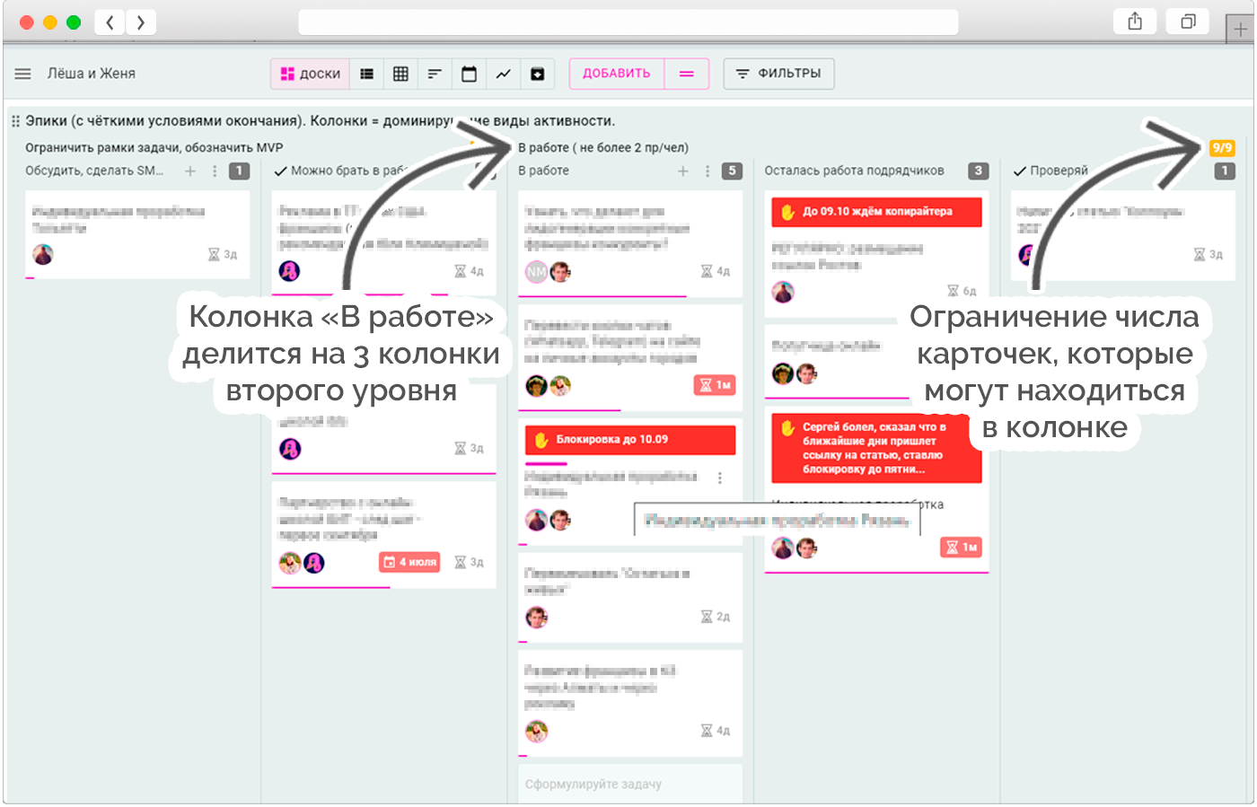 Questoria, кейс Кайтен, Kaiten, канбан, таск-трекер, Agile, kanban, управление франшизой