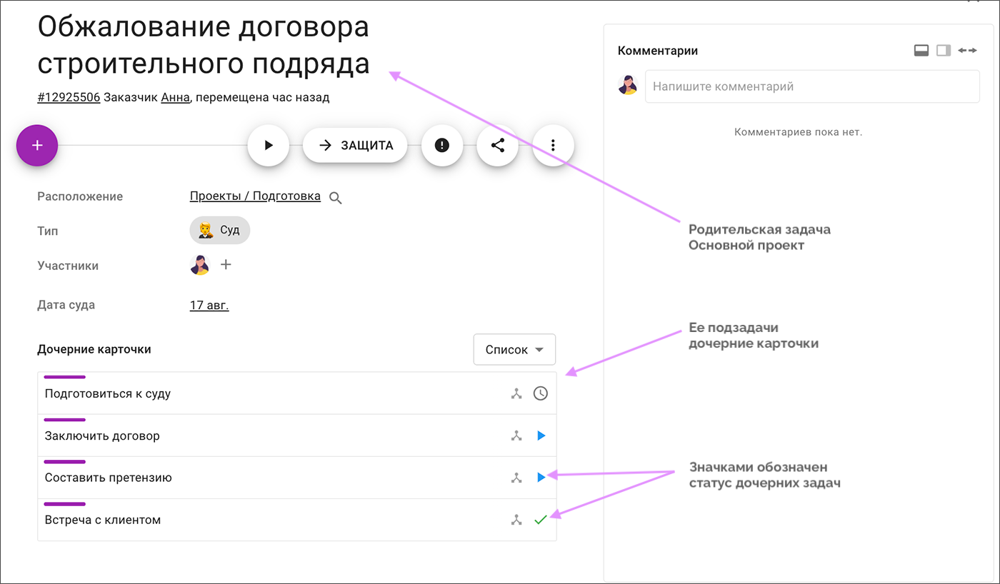 kaiten для юристов, таск-трекер для юристов, таск-менеджер для юристов, органайзер для юриста, crm для юриста