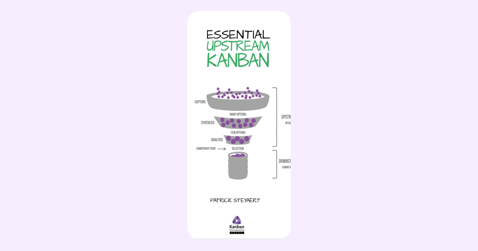 Обложка книги «Essential Upstream Kanban» Патрика Стюарта