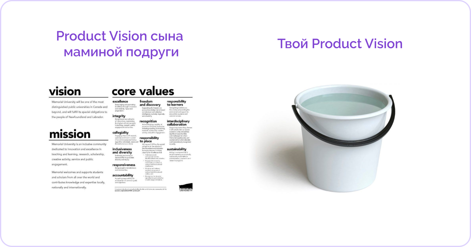 что такое Product Vision