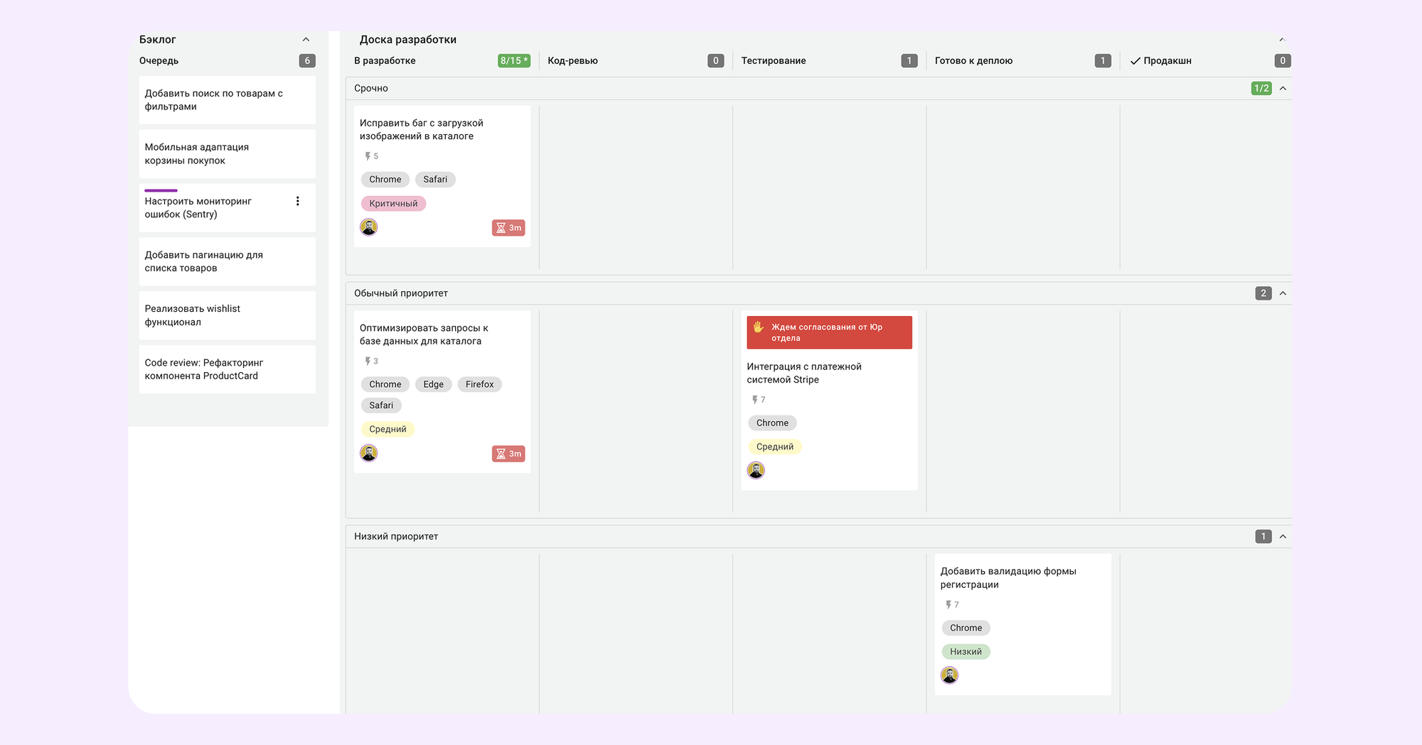 шаблоны для методологии Agile