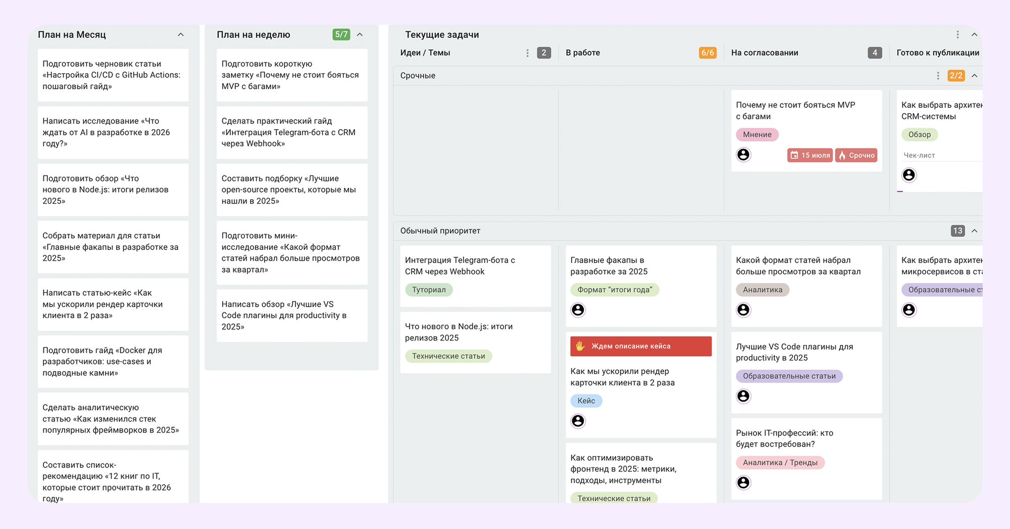 шаблон маркетингового плана