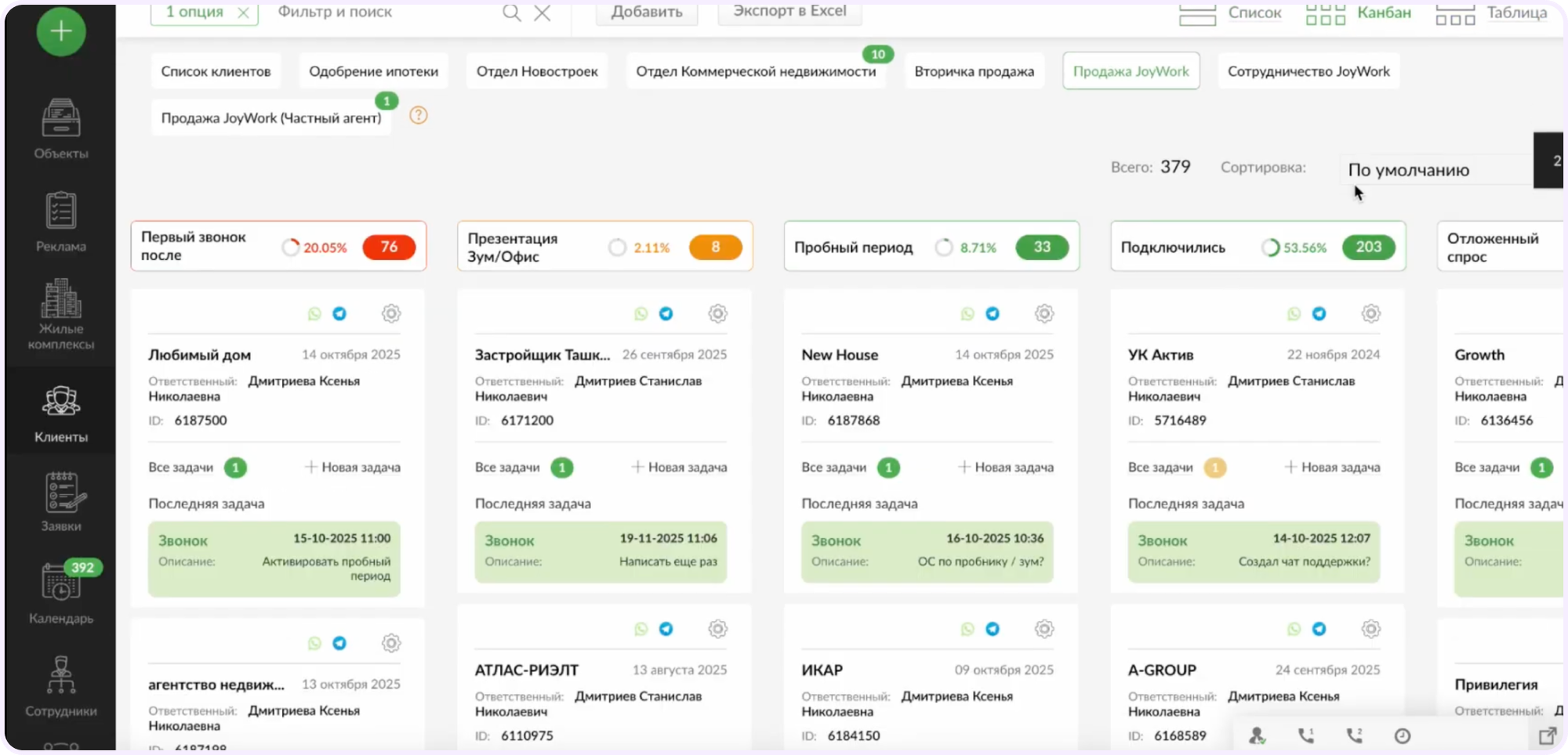 crm для агентства недвижимости