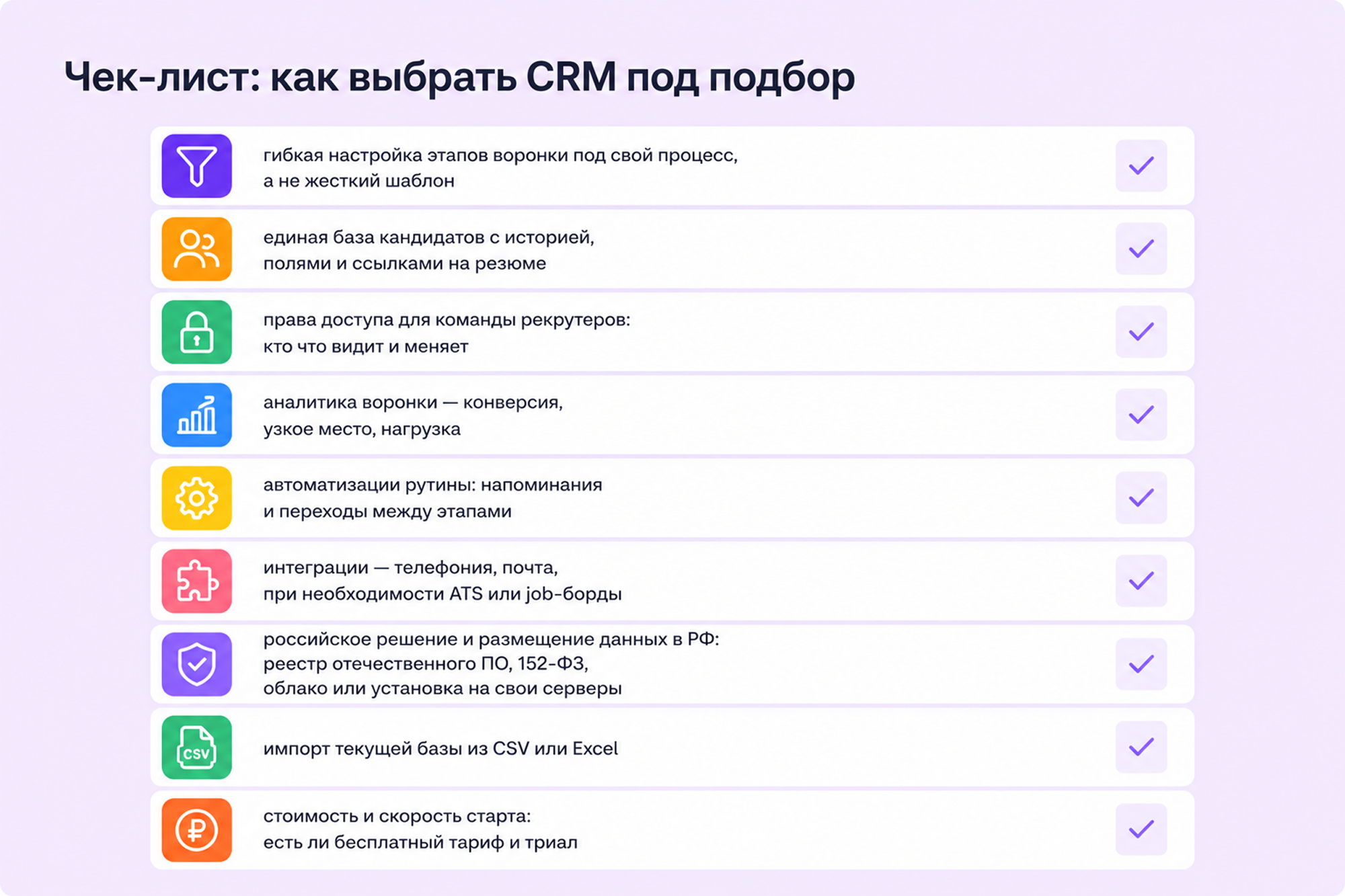 crm для подбора персонала