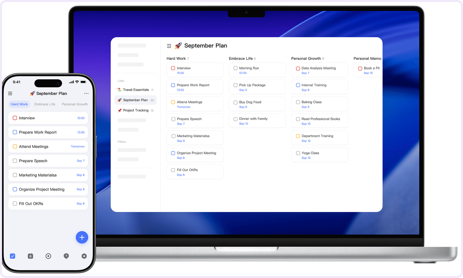 ticktick интерфейс